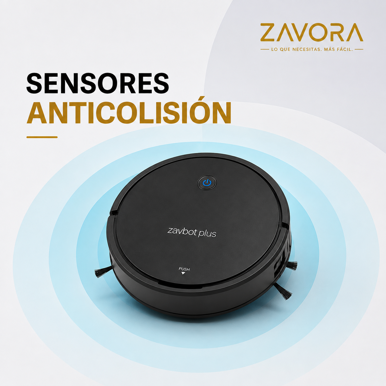 Compre 1 y LLÉVATE 2 - Robot Aspirador Inteligente ZavBot Plus 3 en 1