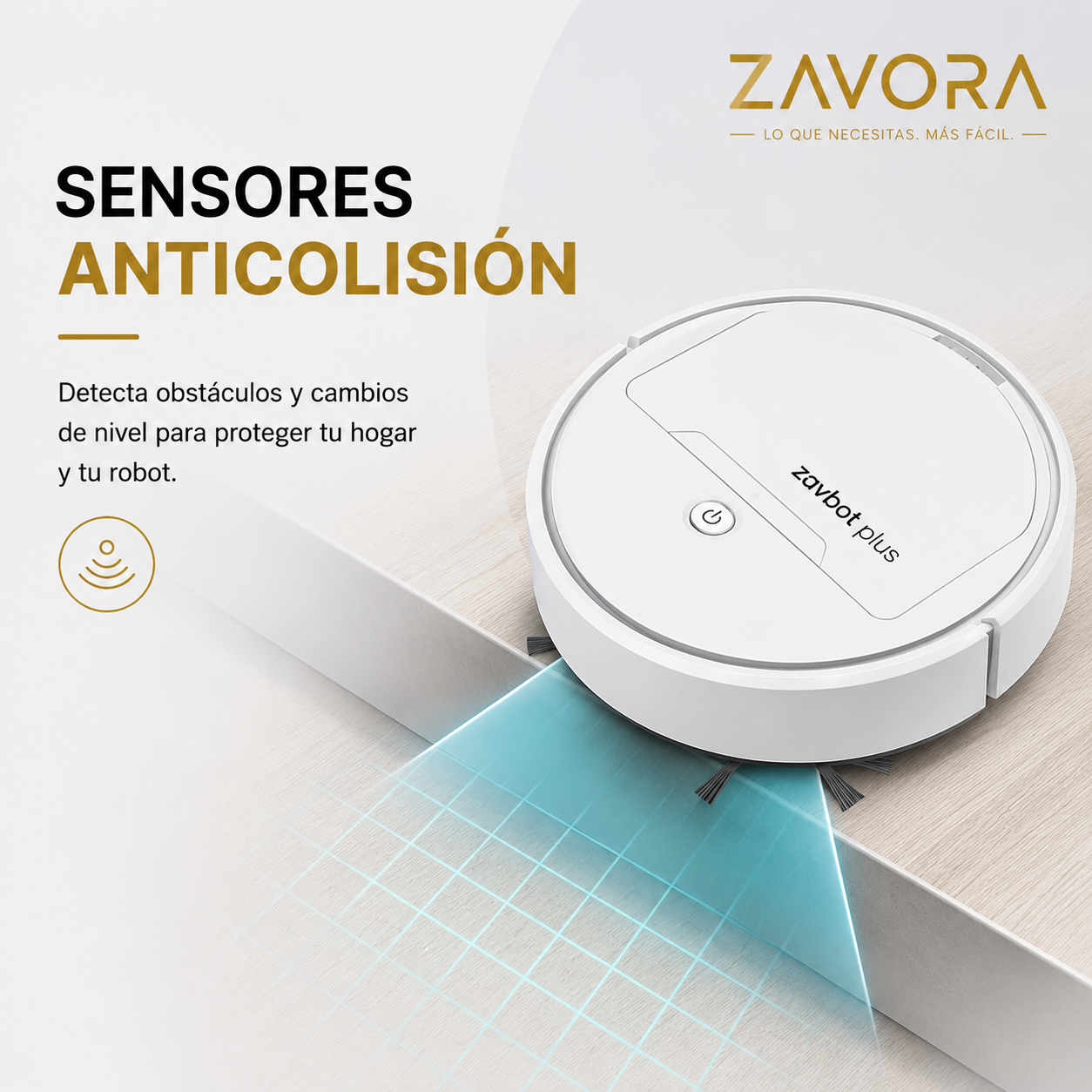Compre 1 y LLÉVATE 2 - Robot Aspirador Inteligente ZavBot Plus 3 en 1