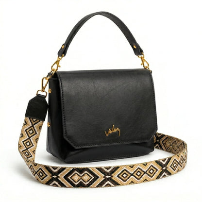 Bolso carriel color negro